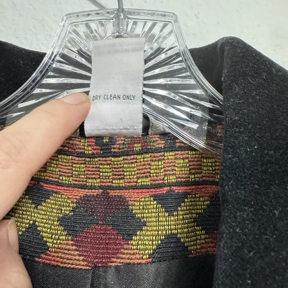 Stonebridge Woven Aztec Southwestern Button Up Vest Waistcoat Womens Size‎ M